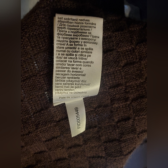 Venus brown poncho - Picture 5 of 8